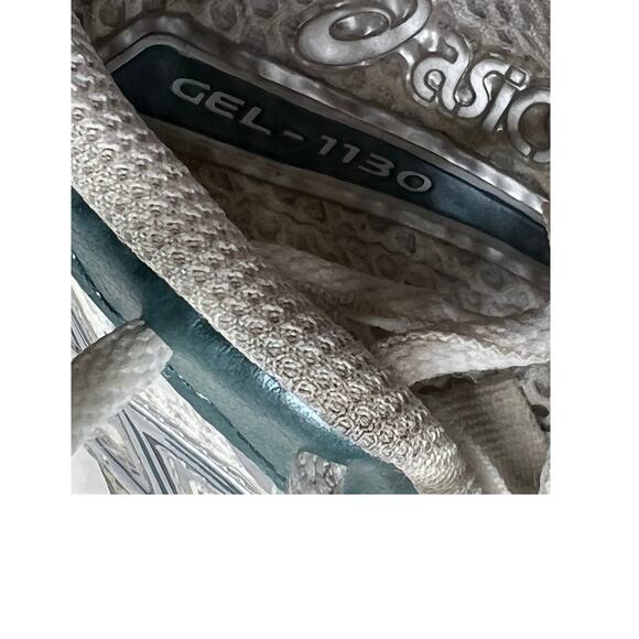ASICS Gel-1130 White Restful Teal Mens 7.5 main image 4